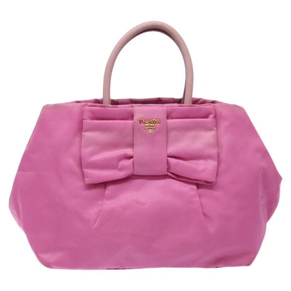 Prada Ribbon Pink NYLON handbag - Picture 1 of 10
